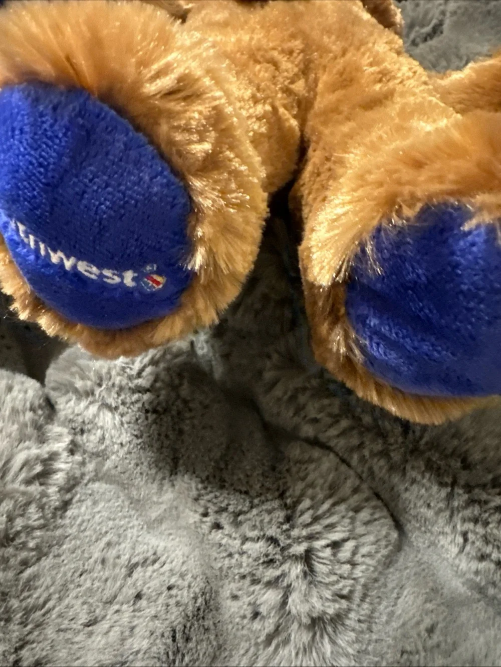 Southwest Airlines Captain Pilot Hat Tie Build A Bear Stuffed Toiletry Bag BB